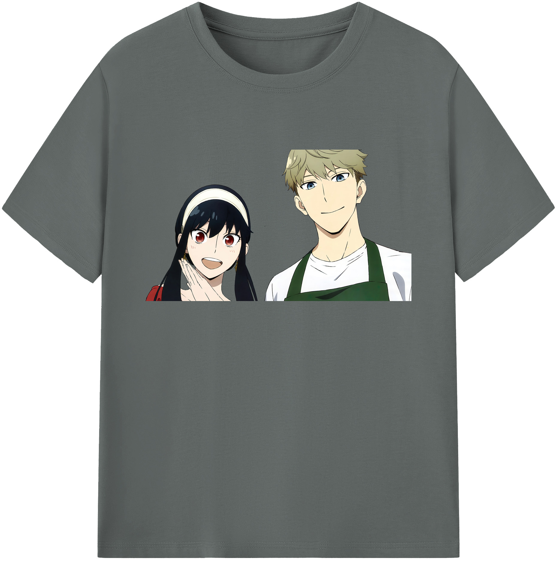（画像用） SPY×FAMILY间谍家家酒 綿100％ メンズ半袖Tシャツ｜肌触りやわらか＆通気性